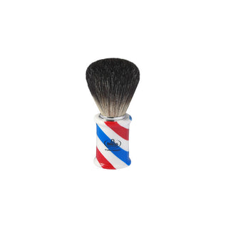 Pennello da barba in tasso Nero “BARBER POLE” Omega 6736