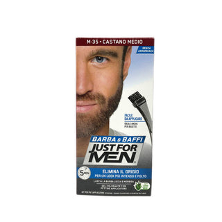 Gel colorante Barba e Baffi Just For Men Castano Medio 14 + 14 gr