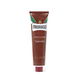 Sapone da Barba Sandalo e Karite Proraso Linea Rossa tubo 150 ml