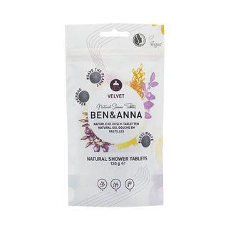 Natural Shower Velvet in Pastiglie Ben e Anna 120 g