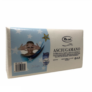 Asciugamano Carta a Secco Goffrata ASC465 45x80 100 pz Ro.ial.