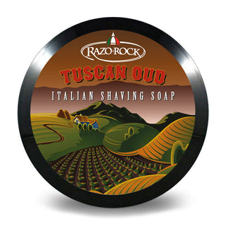 Sapone da Barba Tuscan Oud Razorock 150 ml.