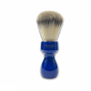 Pennello Barba Manico Blu Genziana Ciuffo Syntetic Zenith 507BG PP21