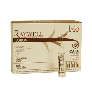 Fiale Caduta Uomo Bio Nature CAFA Raywell sc. 10 fiale da 10 ml. cad.