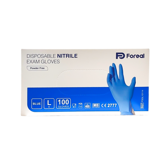 Guanti Nitrile Blu Misura Large 100 pz. FT