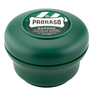 Sapone da Barba Eucalipto e Mentolo Proraso Linea Verde ciotola 150 ml.