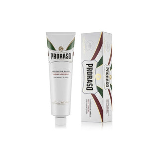 Sapone da Barba Anti Irritazione Proraso Linea Bianca tubo 150 ml.