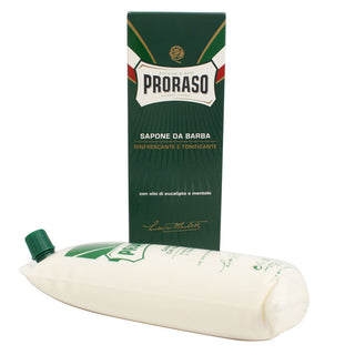 Sapone da Barba Eucalipto e Mentolo Proraso Linea Verde vescica 500 ml.