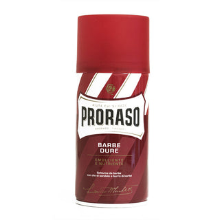 Schiuma da Barba Sandalo e Karite Proraso Linea Rossa 400 ml.