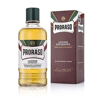 Dopobarba Liquido Sandalo e Karite Proraso Linea Rossa 400 ml.