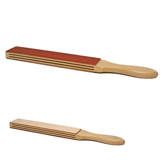 Coramella Herold Manico Legno Cuoio Vitello a Pasta Rossa HS-80 RI